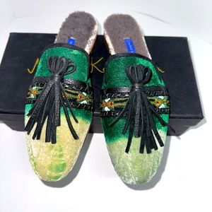 Anthropologie Meher Kakalia Elu Slippers